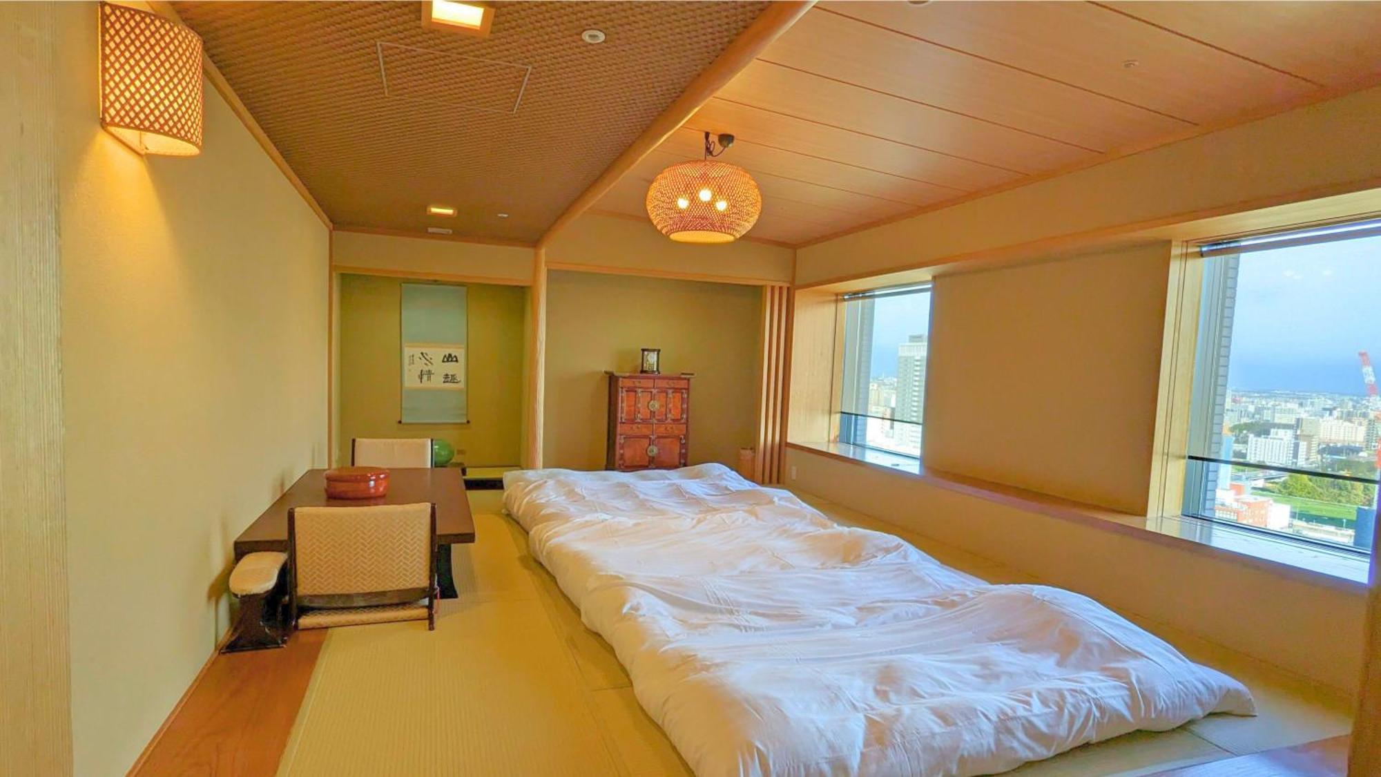 فندق بريمير ناكاجيما بارك سابورو المظهر الخارجي الصورة A futon room