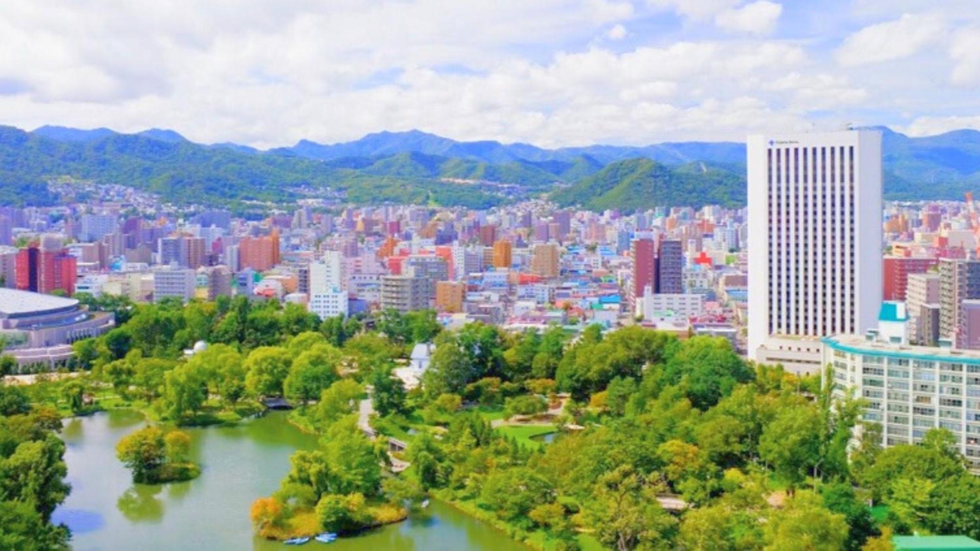فندق بريمير ناكاجيما بارك سابورو المظهر الخارجي الصورة View of the city